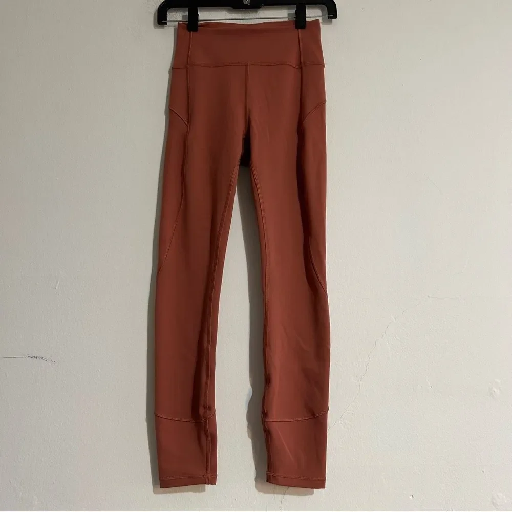 Lululemon In Movement 7/8 Tight Leggings Everlux 25